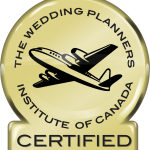 destination wedding certified logo lapel pin
