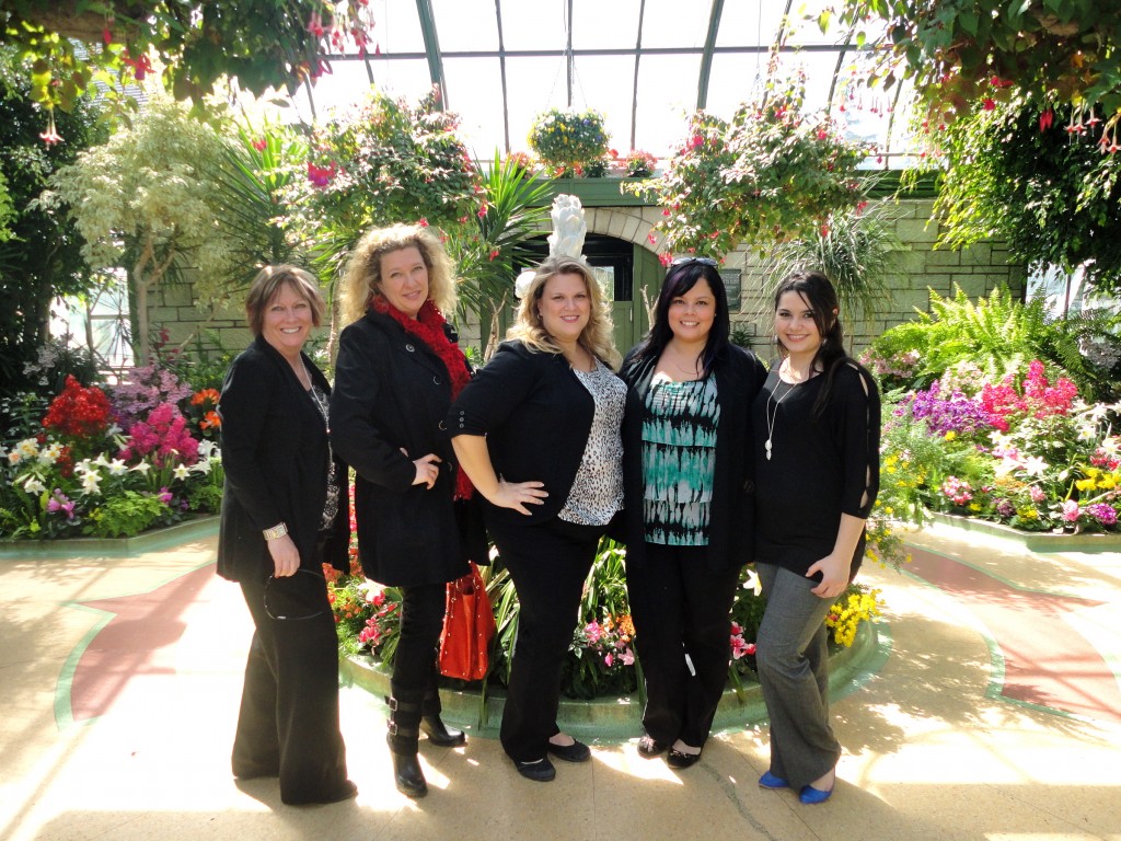 WPIC office team at Niagara Botanical garden