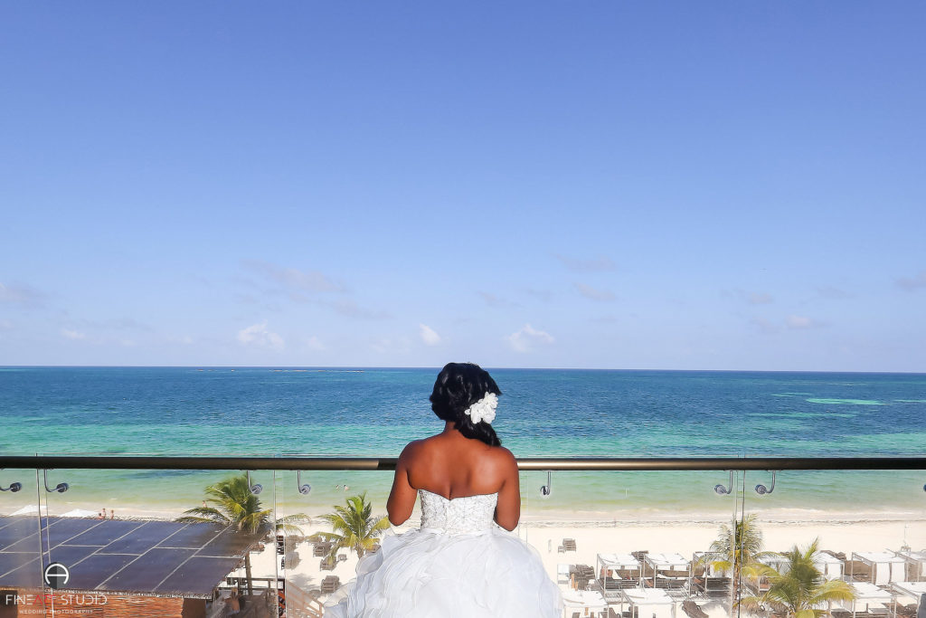 Photo: Fine Art Studio Sharhonda & Christopher's resort wedding at Royalton Riviera Cancun 