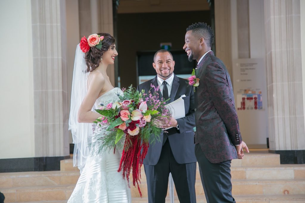 cinco de interracial couple, ceremony mayo wedding ago toronto