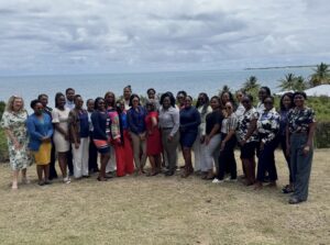 Tracey from WPIC with the Antigua and Barbuda Wedding Planner Certification class