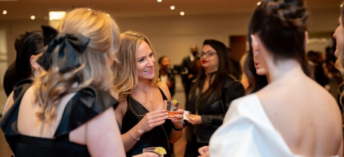 wedding planners networking at an event