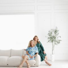 Tracey and Danielle, co-founders of WPIC on couch