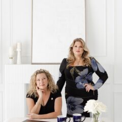 Tracey and Danielle, co-founders of WPIC in office at desk