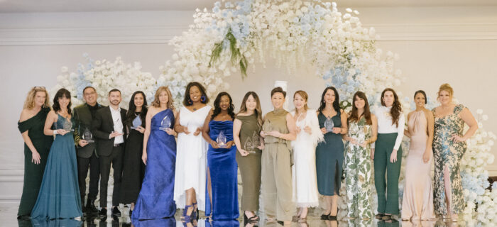 A group photo of the 2025 WPIC Wedding Awards. Taken by Rosetta Li Wedding Photography