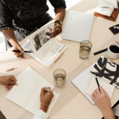 Meeting with wedding planners